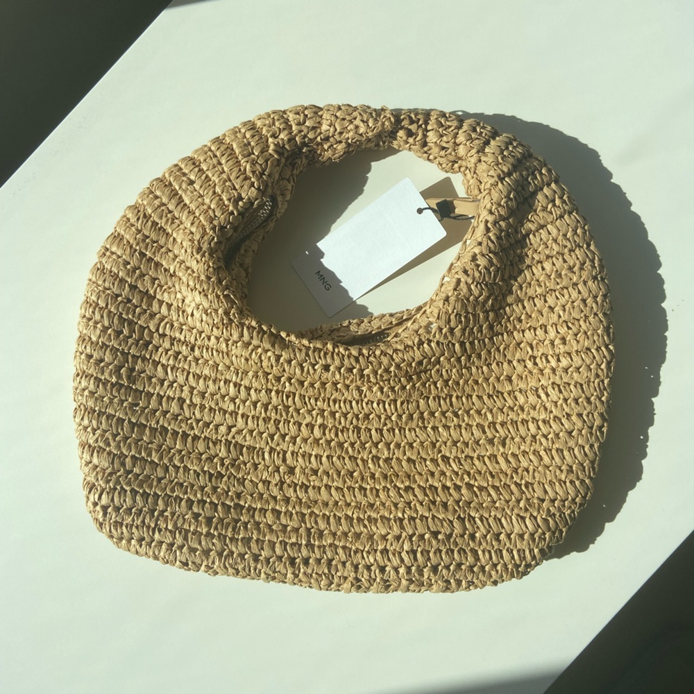 Mango round natural bag - Picture 5 of 8